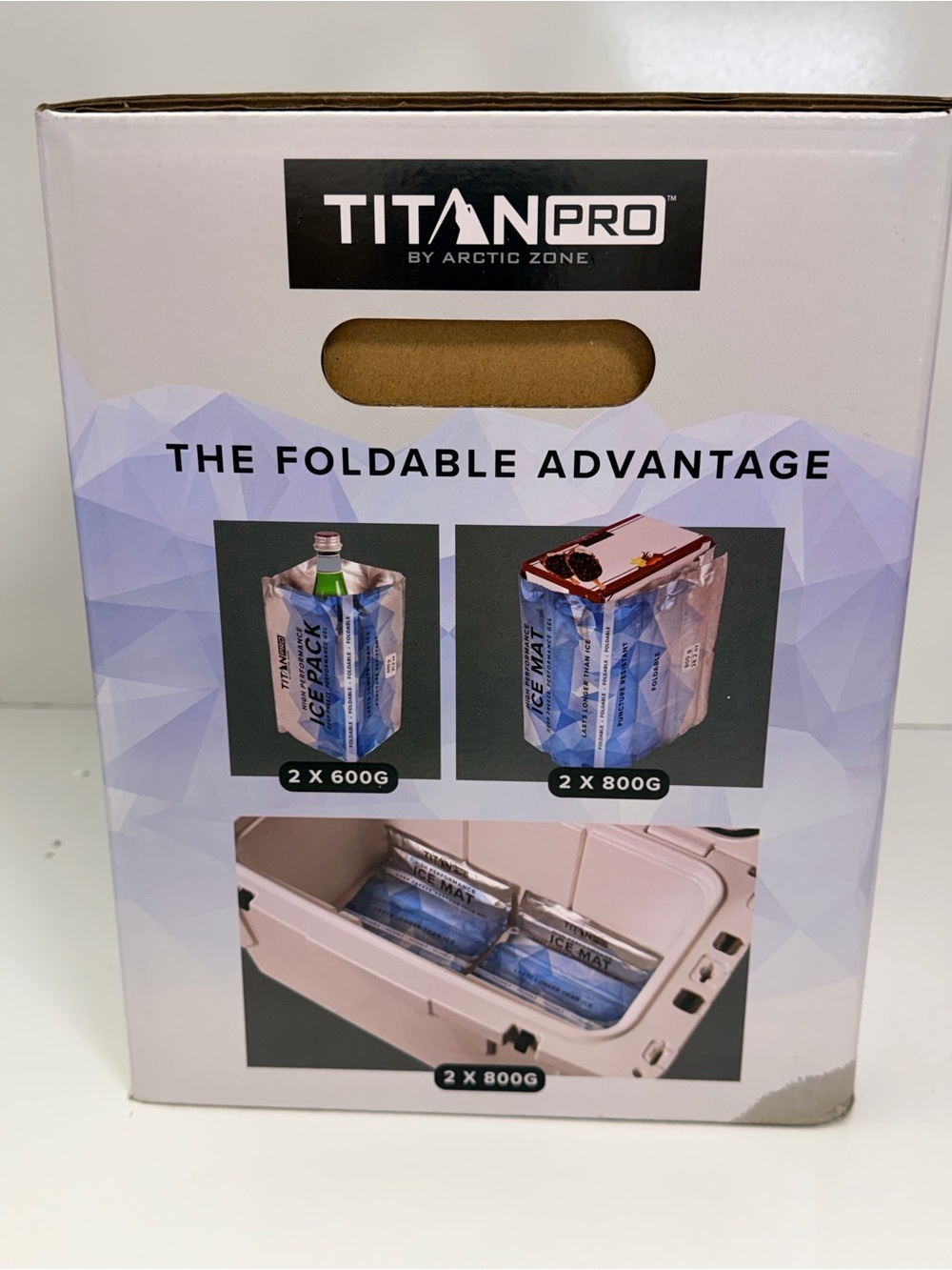 Titan Pro Ice Pack Set - Silver and Blue